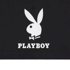 Men's Double Bunny Sweat Shorts -Playboy Clothing PB MENS DOUBLE BUNNY SWEATSHORTS BLACK 004 22d12187 68c2 43d6 86c1 9b3073ee5957