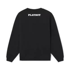 Playboy X The Great Frog Crewneck -Playboy Clothing PB THE GREAT FROG CREWNECK BLACK 002
