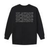 Women's Masthead Crewneck Sweatshirt -Playboy Clothing PB WOMENS MASTHEAD CREWNECK SWEATSHIRT BLACK 002 e1b5e1eb 3f8d 4df7 bd82 f372dacbf84d