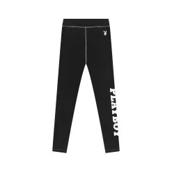 Women's Active Branded Legging -Playboy Clothing PLAYBOY ACTIVE RECYCLED BRANDED LEGGING BLACK 01 c274e6a6 6af0 4aa9 b15b efe4cb84ec99