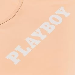 Women's Active Contrast Stitch Tee -Playboy Clothing PLAYBOY ACTIVE RECYCLED CONTRAST STITCH TEE ORANGE 04 75a3caa8 253a 417c acf1 ad881e647526