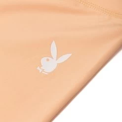 Women's Active Ruched Waistband Leggings -Playboy Clothing PLAYBOY ACTIVE RECYCLED RUCHED CHANNEL WAISTBAND LEGGINGS ORANGE 03 c55e8e91 d2a1 4479 8295 af4761935cdc