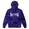 Branchy Masthead Hoodie Purple Black Tie Dye -Playboy Clothing PLAYBOY HALLOWEEN BRANCHY MASTHEAD TEE 01 1