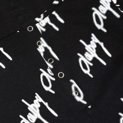 Graffiti Script Playsuit -Playboy Clothing PLAYBOY MISSGUIDED AOP GRAFFITI PLAYSUIT BLACK 03