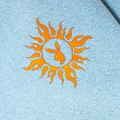 Women's Playboy Forever Hoodie -Playboy Clothing PLAYBOY PACSUN BLUE COLD SHOULDER SWEATSHIRT ORANGE DETAIL 03 64985d0d cd7c 45aa 9e9d 6d3410b29c93