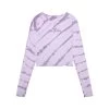 Women's Contrast Stitch Long Sleeve -Playboy Clothing PLAYBOY PACSUN PURPLE TIEDYE WITH HENNA INSPIRED GRAPHIC LONG SLEEVE CROP 01 e86b218b abaa 48dc b935 e12f3bed32e3