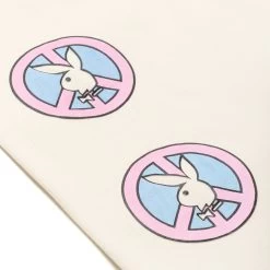 Women's Smile Club Sweatpants -Playboy Clothing PLAYBOY PB SMILE CLUB SP BONE WHITE 04