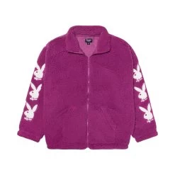 Women's Bunny Sleeve Sherpa Jacket
