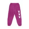 Women's Bunny Leg Sherpa Sweatpant -Playboy Clothing PLAYBOY PBPATCHSHERPAPANTDEEPORCHID 01