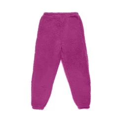 Women's Bunny Leg Sherpa Sweatpant -Playboy Clothing PLAYBOY PBPATCHSHERPAPANTDEEPORCHID 02