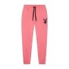 Playboy X John Richmond Classic Logo Sweatpants -Playboy Clothing PLAYBOY PBXJOHNRICHMONDFLEECEPANTS FUCHSIA FRONT