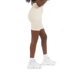 Women's Logo Cycling Shorts -Playboy Clothing PLAYBOYLOGOCYCLINGSHORTS STONE 03 fb37d66d 40fc 4add 952d b69ac7bddc77