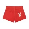 Women's Bright Bunny Denim Shorts Red -Playboy Clothing PLAYBOYMOMSHORT1 386a02f7 54ea 4266 9f9d 005edfcd787c