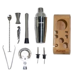 10-Piece Bar Kit -Playboy Clothing PLAYBOY BAR SET 10