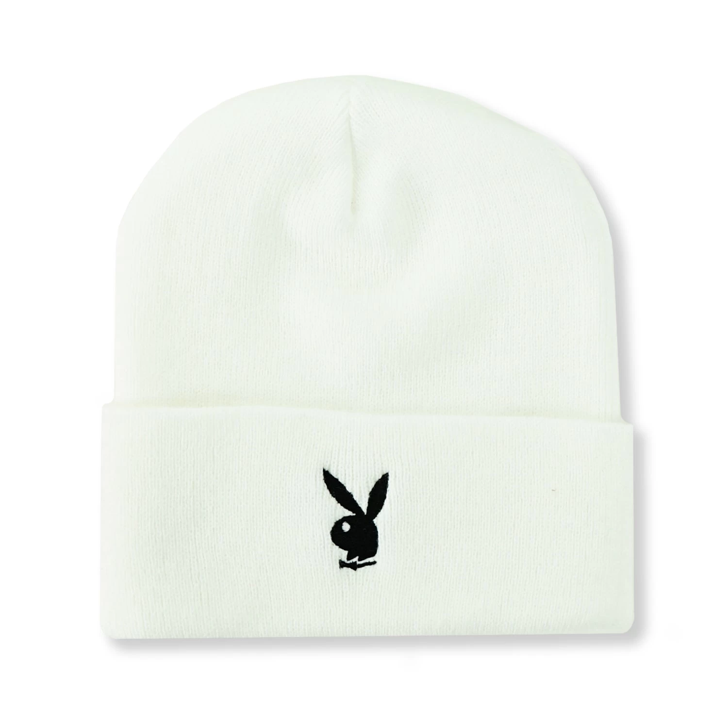 Rabbit Head Cuffed Knit Beanie 4 Rabbit Head Cuffed Knit Beanie - Image 2