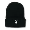 Rabbit Head Waffle Cuffed Beanie -Playboy Clothing PLAYBOY BEANIE 9A