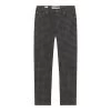Men's Houndstooth Denim Pants -Playboy Clothing PLAYBOY MENSVINTAGELOOSEDENIMPANT GREY 01