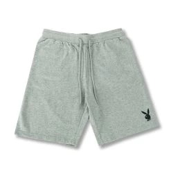 Men's Rabbit Head Sweat Shorts -Playboy Clothing PLAYBOY SHORTS 2A