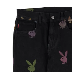 Playboy X Pleasures Scatter Denim Pants -Playboy Clothing PLSRS PB 3308 9de6fc68 65e2 451d b744 d83a63eae1dd