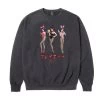Tokyo Club Happy Hour Crewneck Sweatshirt -Playboy Clothing PigmentBlack