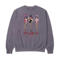 Tokyo Club Happy Hour Crewneck Sweatshirt -Playboy Clothing PigmentPlum 70408834 c613 4cd6 a360 ac5ece22475b
