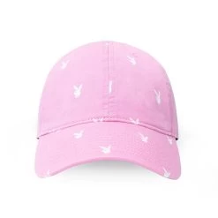 All-Over Rabbit Head Hat -Playboy Clothing Playboy All OverRabbitHeadHat Pink 01