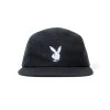 American Twill Unstructured 5 Panel Hat -Playboy Clothing Playboy American Twill Unstructured 5 Panel Hat Gray 01