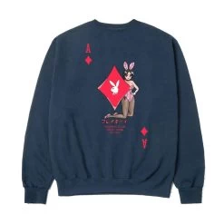 Ace Of Diamonds Crewneck Navy