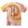 Tokyo Club Happy Hour Tie-Dye T-Shirt -Playboy Clothing Playboy Color Bars Happy Hour Tie Dye 01