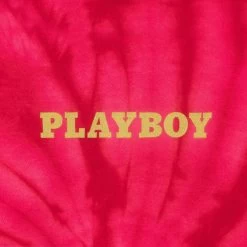 December 1966 Tie Dye Cover Hoodie Red -Playboy Clothing Playboy December 1966 Tie Dye Cover Hoodie 03