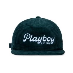 Desperado Masthead Cord Hat -Playboy Clothing Playboy DesperadoMastheadCordHat Green Ivory 01