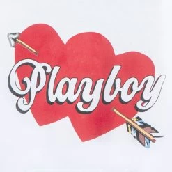 Playboy Cupid Hoodie 5 Playboy Cupid Hoodie -Playboy Clothing Playboy Double Heart Crewneck Hoodie 03