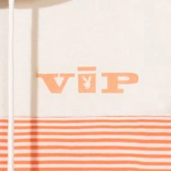 Drop Stripe VIP Club Quarter Zip Hoodie -Playboy Clothing Playboy Drop Stripe VIP Club Quarter Zip Hoodie 03