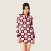Women's Checkerboard Dress -Playboy Clothing Playboy MG Checkerboard Dress 2353