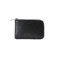 Men's Embossed Zip Front Wallet