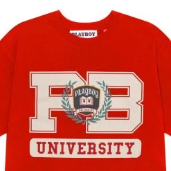 Men's Campus T-Shirt -Playboy Clothing Playboy PB CAMPUS SS TEE RED 03 d1f3e25f fe3d 4472 8588 2e592a05ec3b
