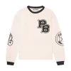 Men's Championship Long Sleeve T-Shirt -Playboy Clothing Playboy PB Championship LS Tee Off White 01