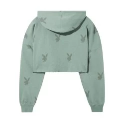 All-Over-Print Cropped Hoodie -Playboy Clothing Playboy PB Crop Jacket 03 68627f2d ff59 4bed a662 524710b7a78c