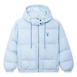 Women's Club Puffer Jacket -Playboy Clothing Playboy PacSun PB Club Puffer Kentucky Blue 01 afd3847f 28ae 4e1a bf9e 6213d7ab2b66