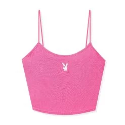 Women's Classic Cami Top -Playboy Clothing Playboy PacSun Ribbed Tank Pink 01 46daaf76 6dc4 411a 8a9a 6877620d514c