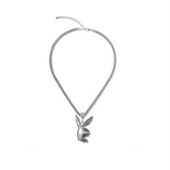 Pave Rabbit Head Chunky Necklace -Playboy Clothing Playboy Pave Rabbit Head Chunky Necklace 02 4cd5c42a 2074 4223 85d6 383979a5f188