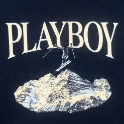 Ski Hoodie Feat. Holly Cook From Girls Of Winter 1984 -Playboy Clothing Playboy Ski Hoodie Holly Cook Girls of Winter 1984 Navy 03