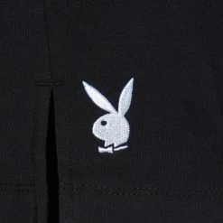 Women's Slit Skirt -Playboy Clothing Playboy Slit ShortBlack 03