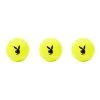 Rabbit Head Tennis Balls -Playboy Clothing Playboy Tennis Balls Pack of 3 03