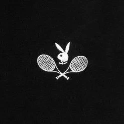 Tennis Club Polo -Playboy Clothing Playboy Tennis Club Polo Black 03