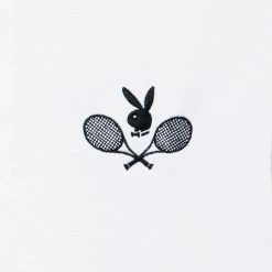 Tennis Club Polo -Playboy Clothing Playboy Tennis Club Polo White 03