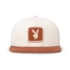 Playboy Camp Hat -Playboy Clothing Playboy Two tone hat Rust white 01
