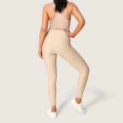 Women's Rabbit Head Legging -Playboy Clothing Playboy Womens Leggings Tan 1981 45caf8c8 48e9 4919 a0d7 7365cec666ad