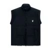 Women's Puffer Vest -Playboy Clothing Playboy Womens Puffer Vest Black 01