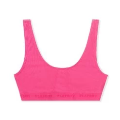 Women's Playboy Sports Bra -Playboy Clothing Playboy Womens Sports Bra Pink 02